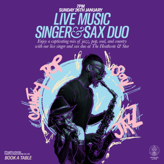 Live Music Singer & Sax Duo