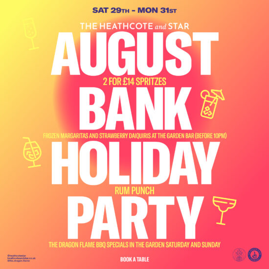 August Bank Holiday Weekend