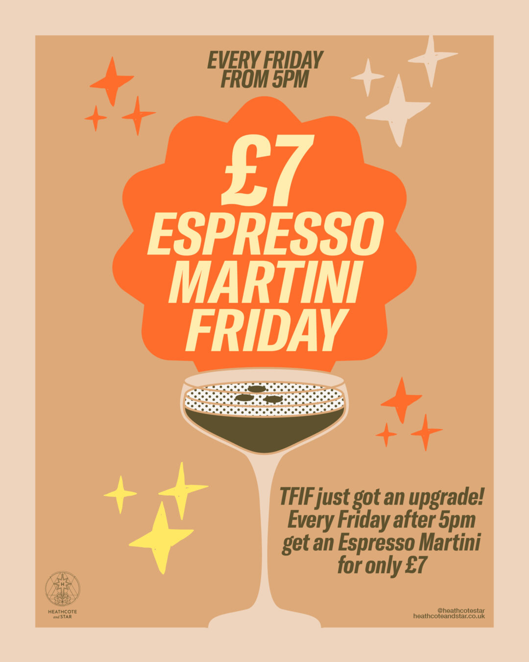 £7 Espresso Martini Friday - Friday 23rd October