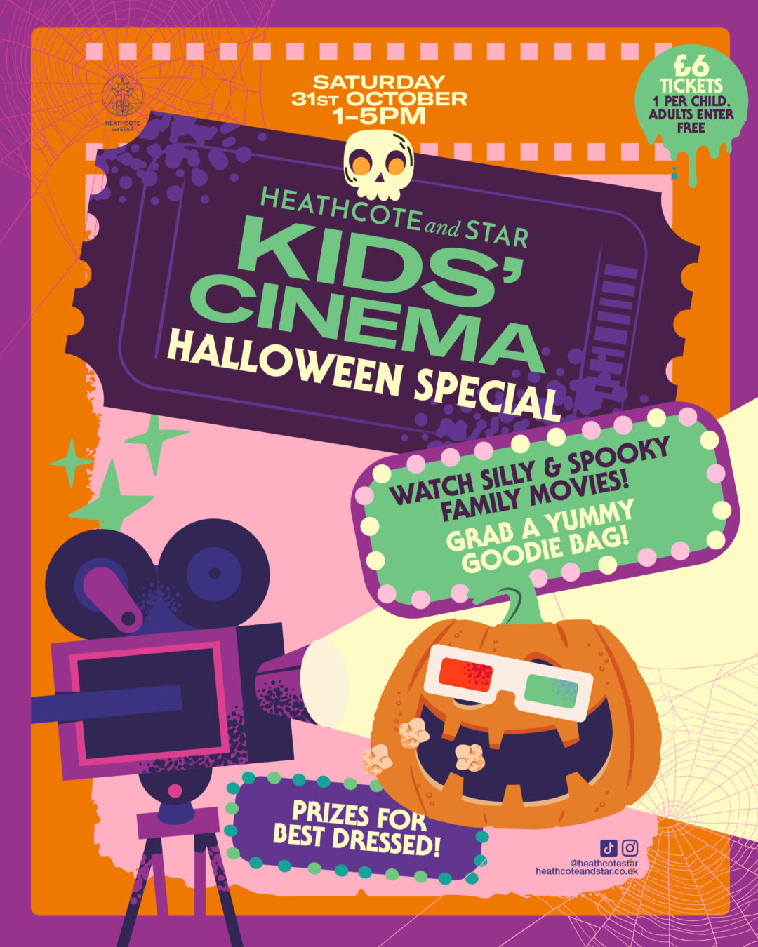Kids' Cinema Halloween Party - Saturday 31st October